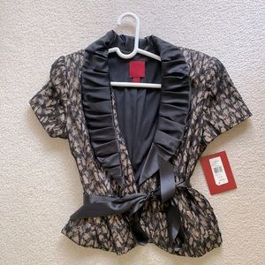 *NWT* JS Collections Lacy Victorian Blazer Jacket